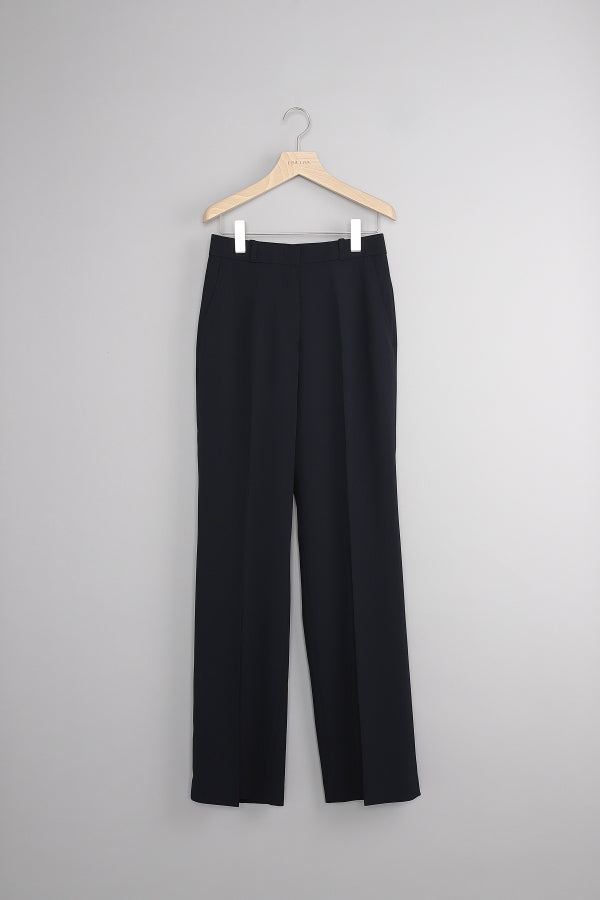 ishi センタープレスストレートレッグパンツ