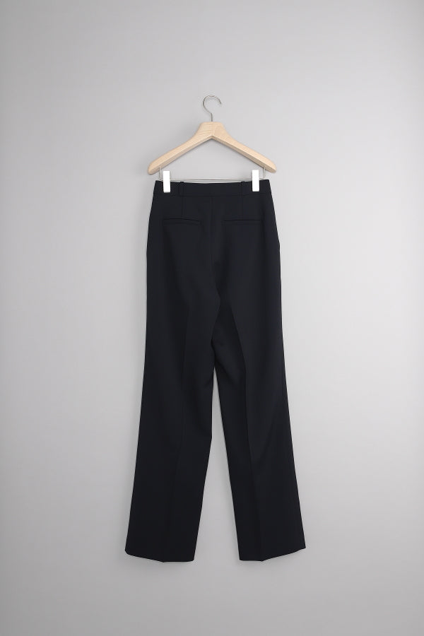 ishi センタープレスストレートレッグパンツ