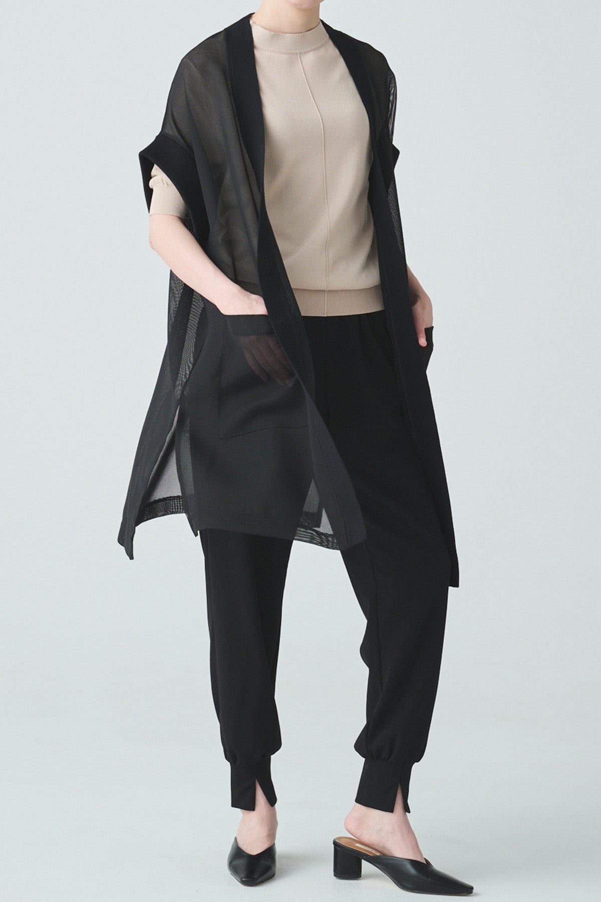 ファインメッシュジレ