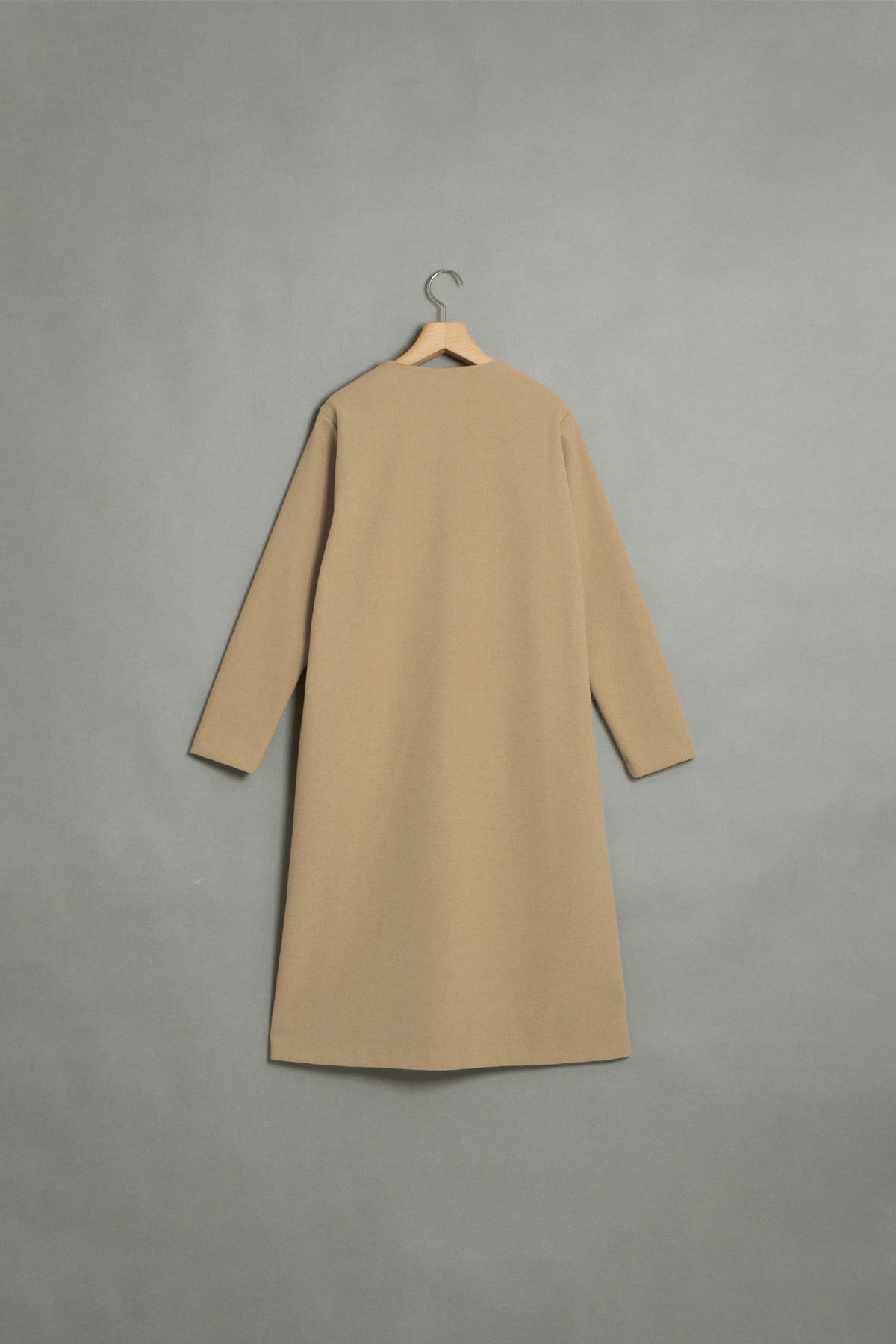 キーネックウールライクワンピース