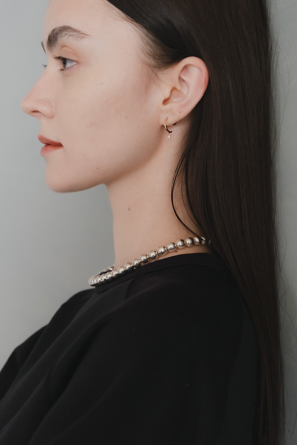 DIA付フープピアス