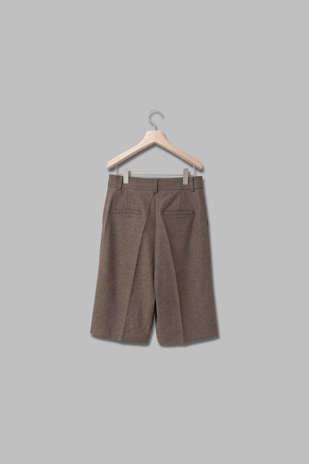 ヘリンボーンセンタープレスハーフパンツ