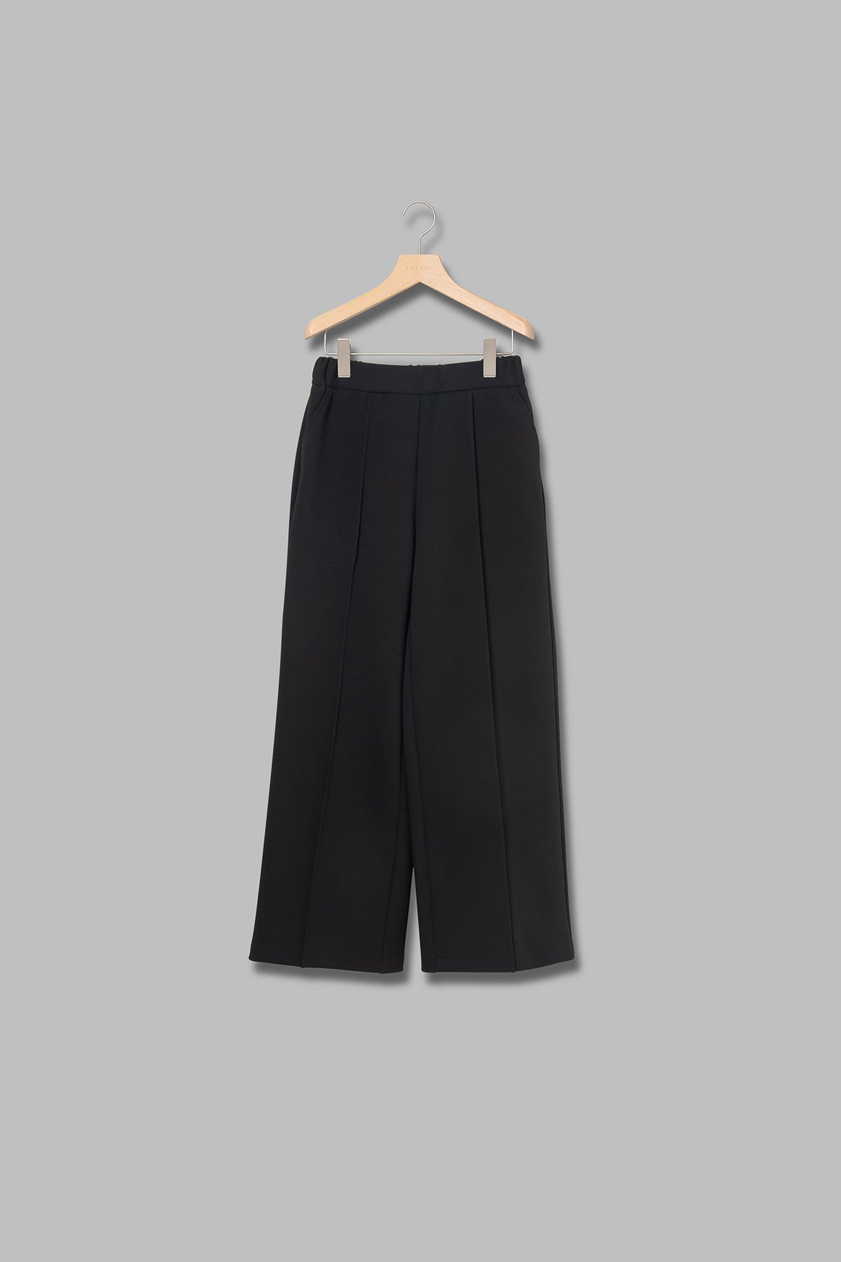 センターシームボンディングワイドパンツ