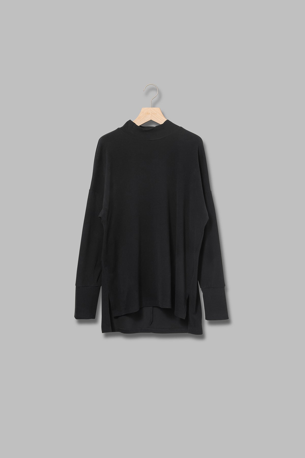 ハイネックコットンウォームプルオーバー