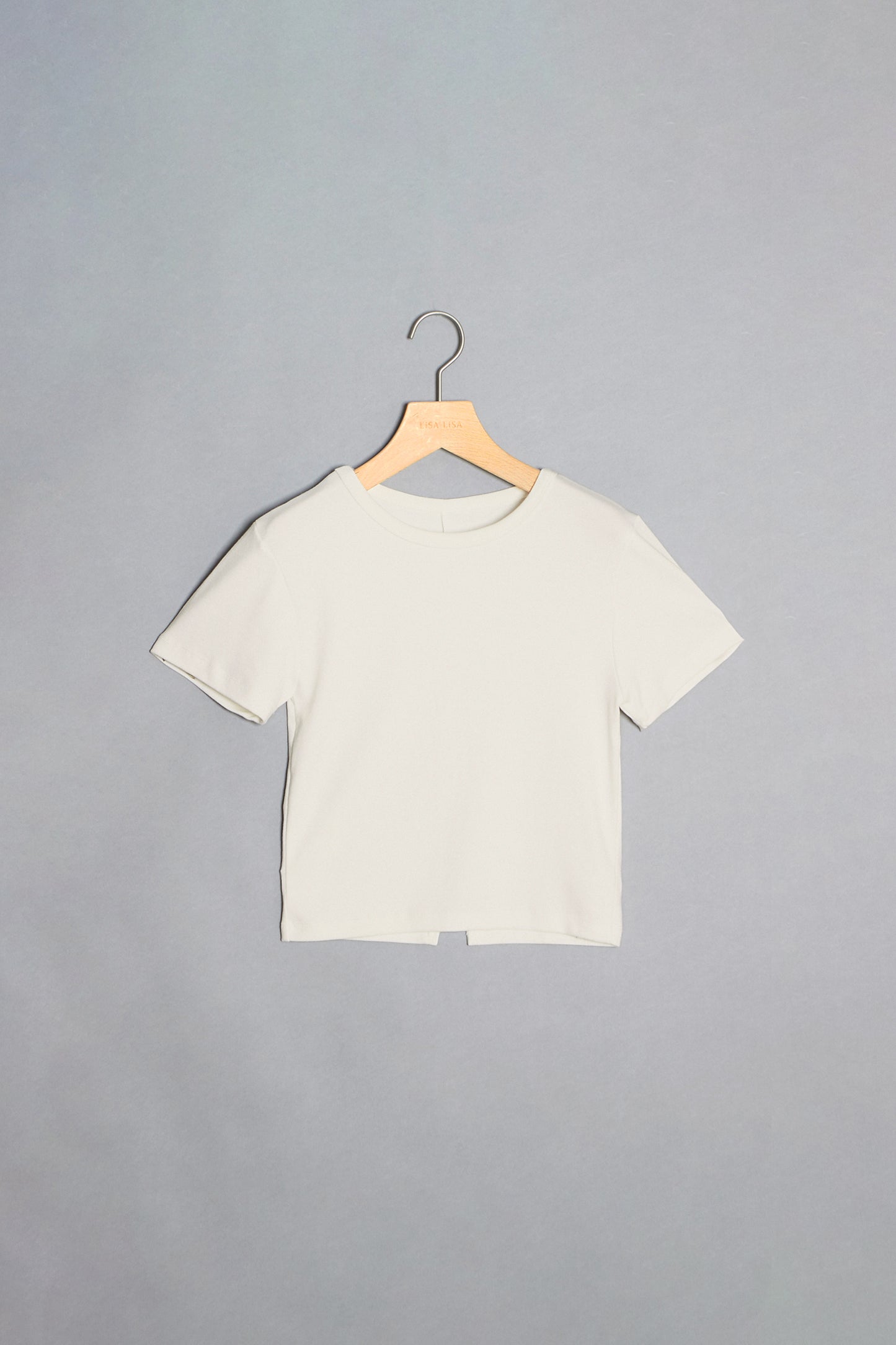 ishi バックスリットソフトTシャツ