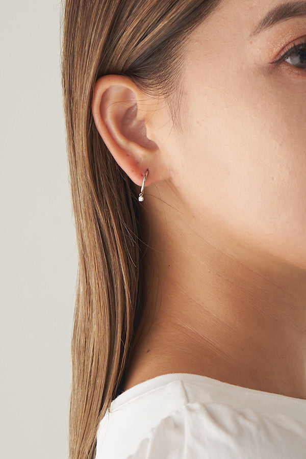 DIA付フープピアス