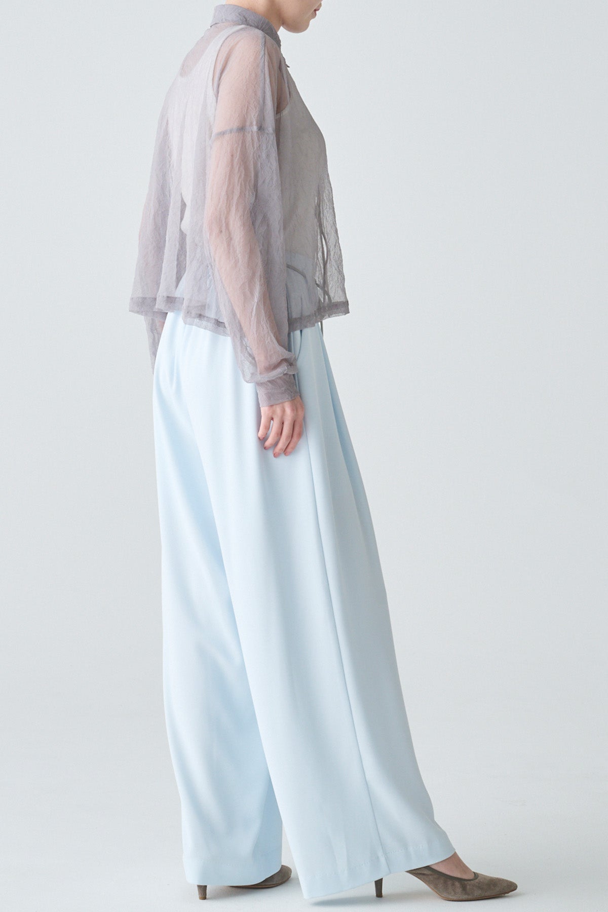 ワッシャーシアークロップドシャツ