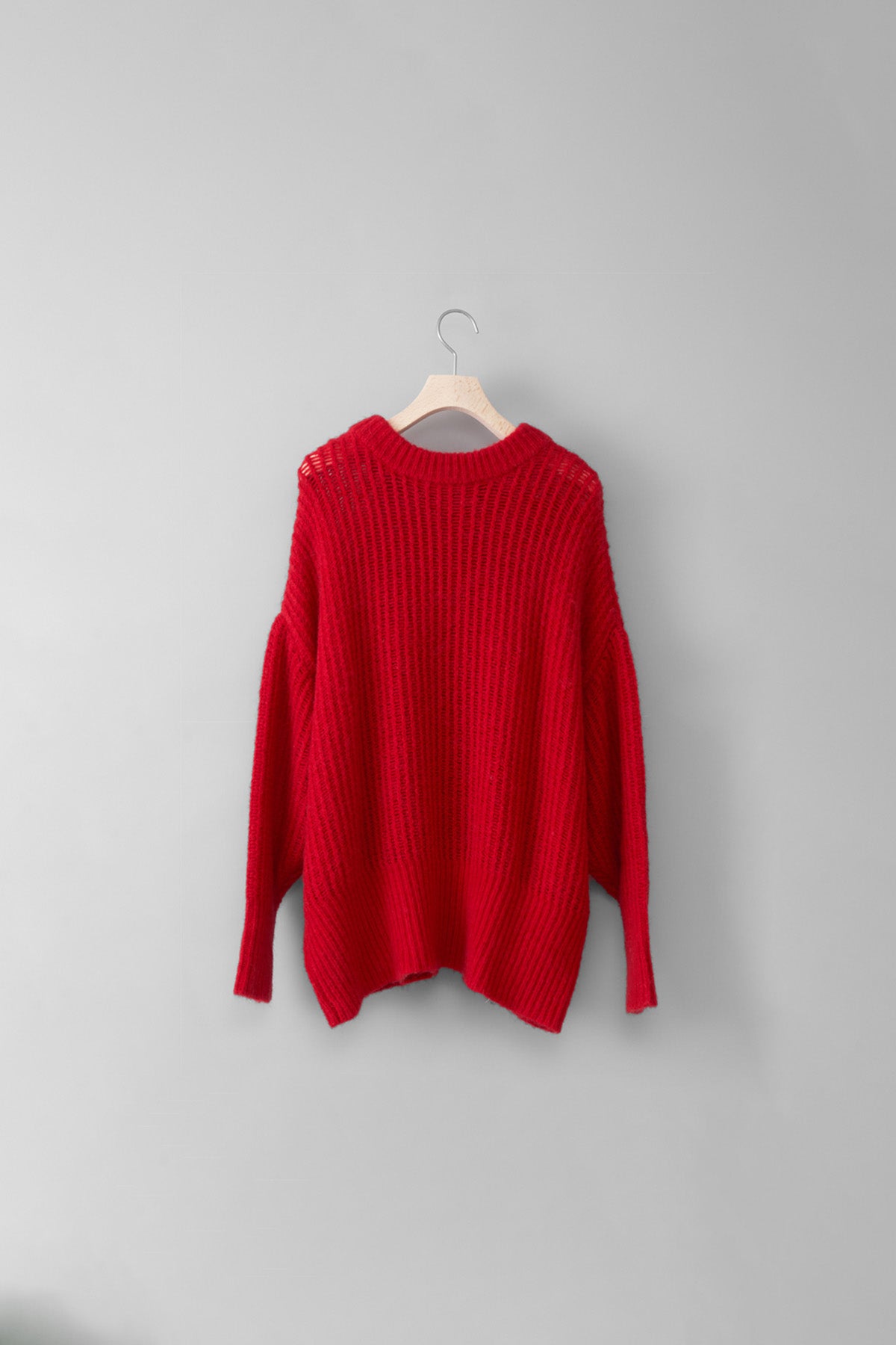 ishi シースルーモヘアニット