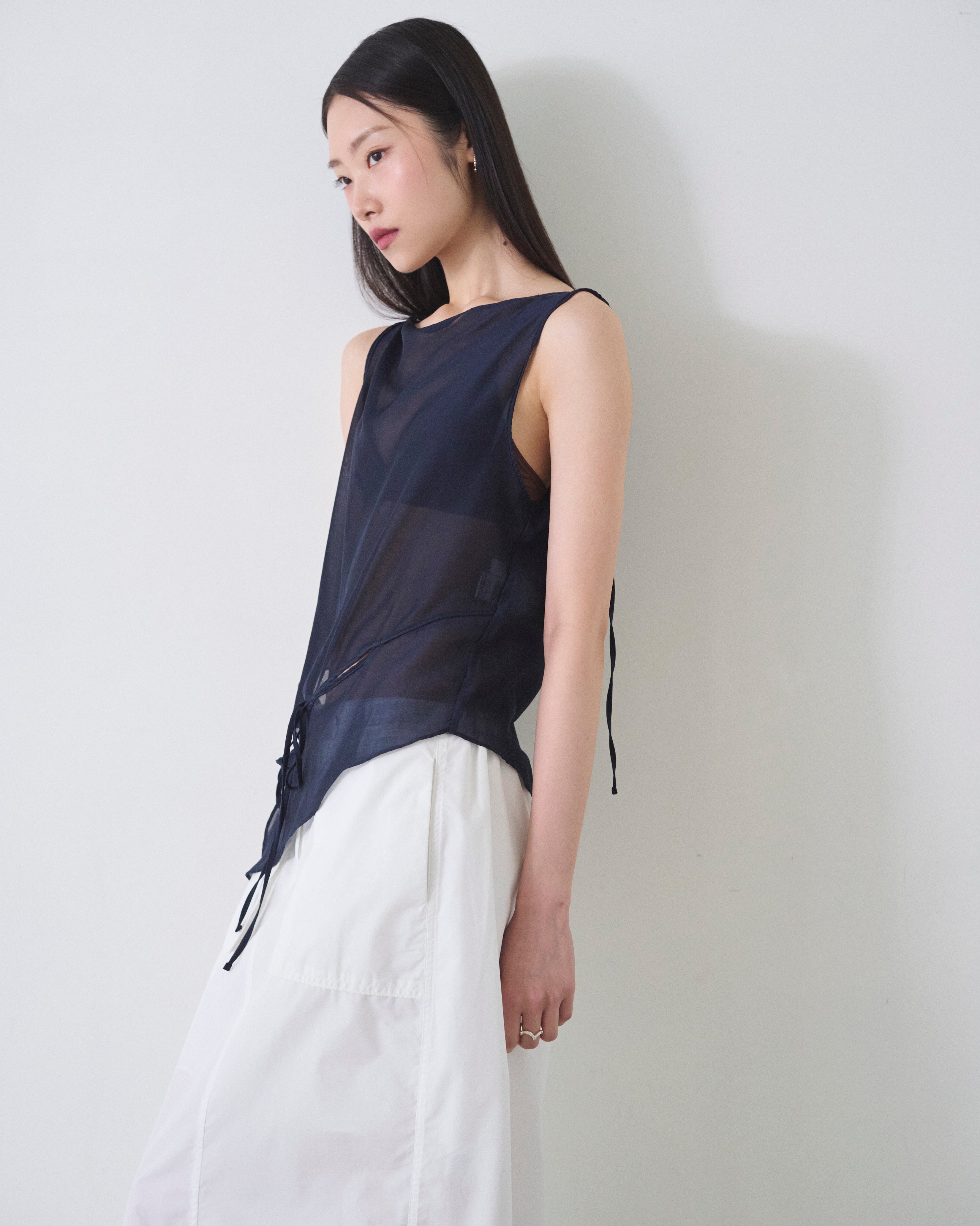 ishi アシンメトリーシアートップス – LiSA LiSA ONLINE SHOP