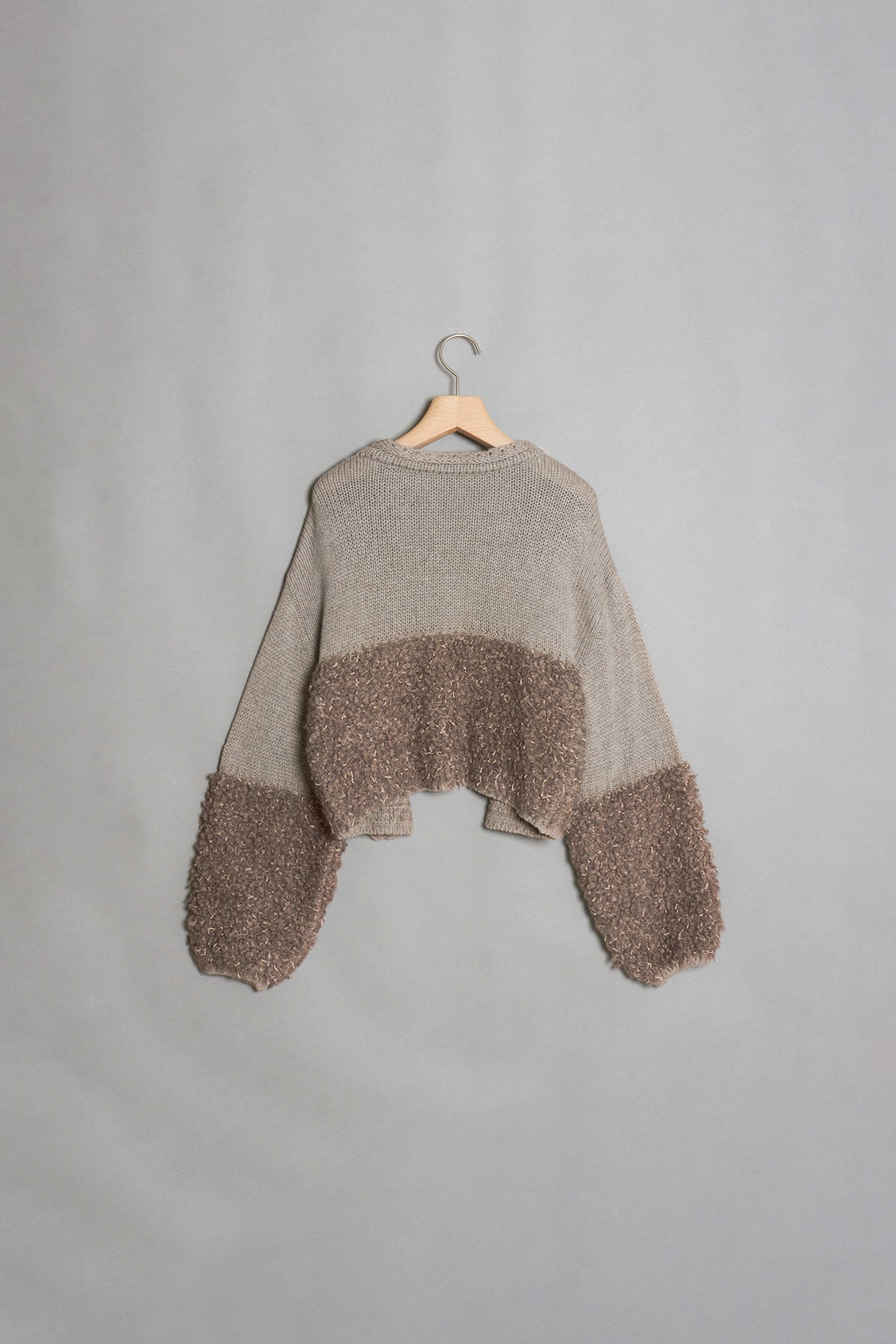 ループミックスアクセントショートカーディガン