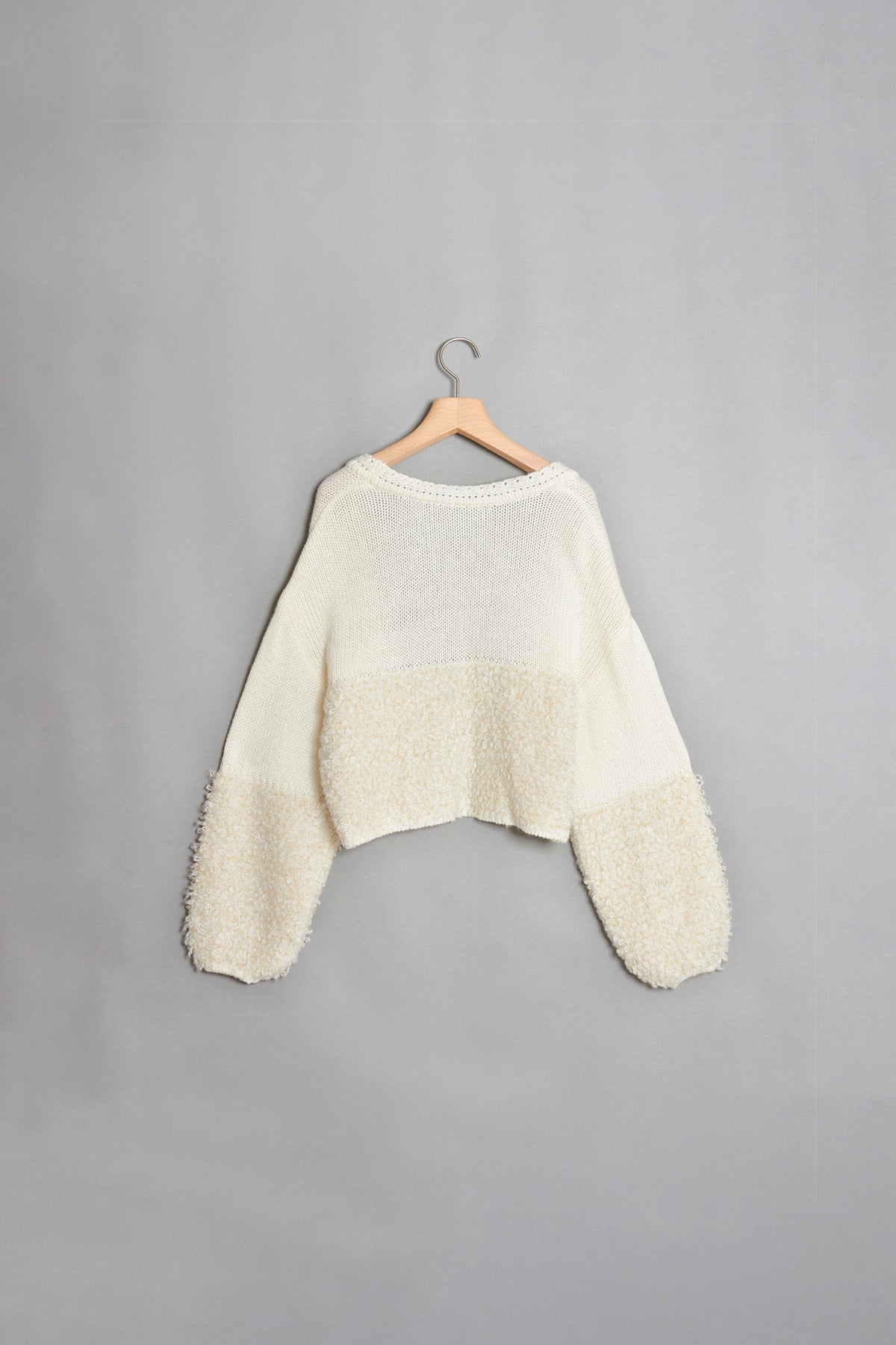 ループミックスアクセントショートカーディガン