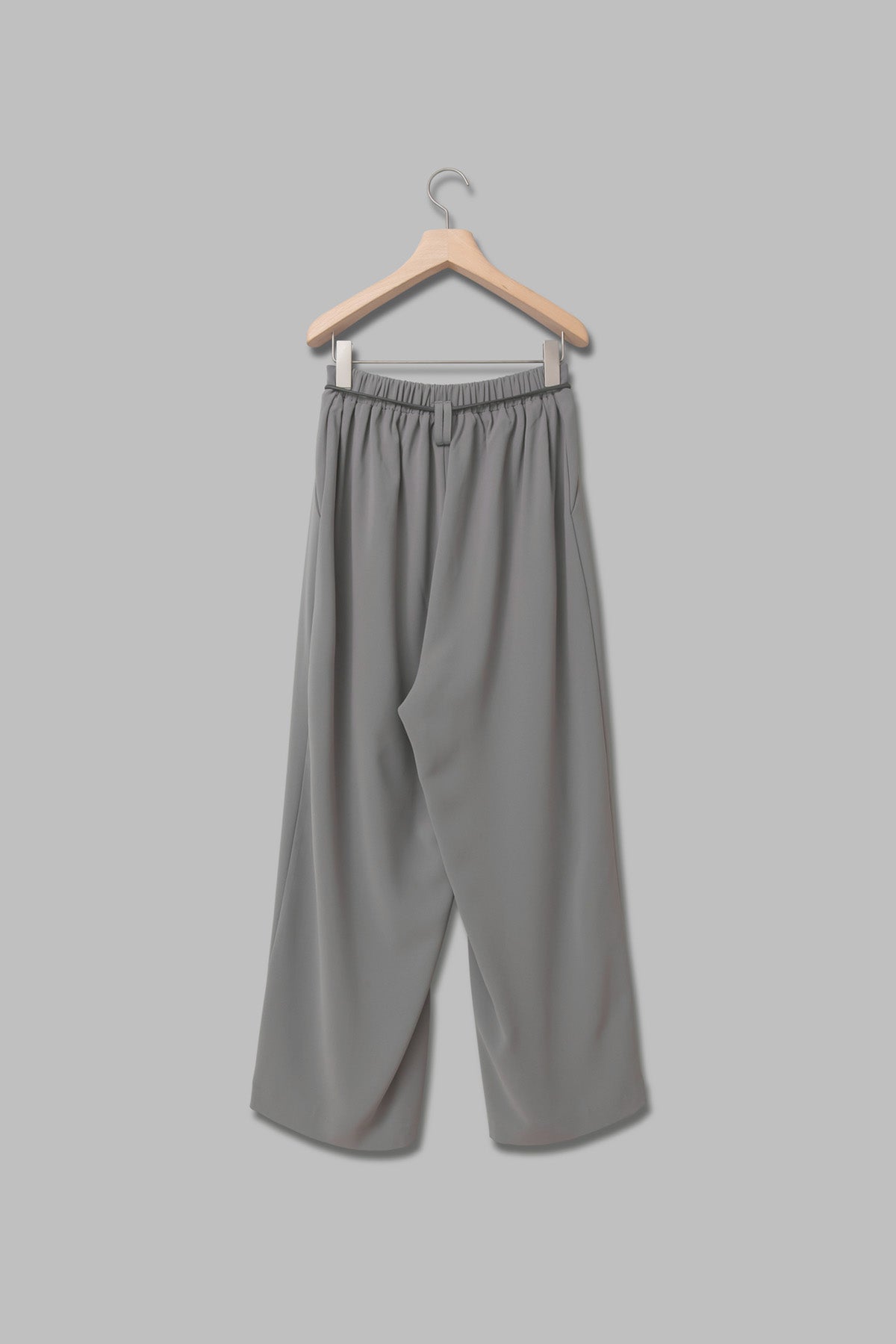 ロープベルトハイウエストワイドパンツ