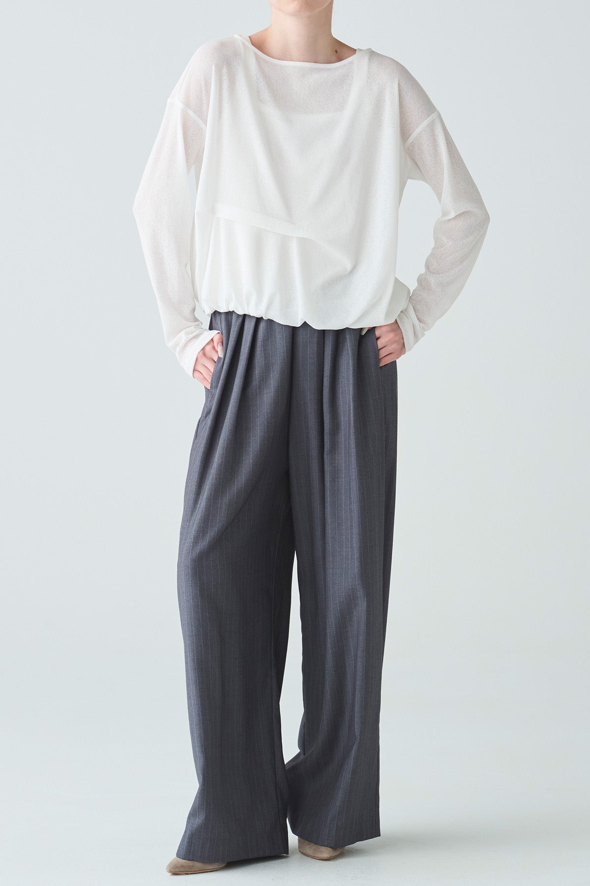 バルーンヘムレイヤードカットソー