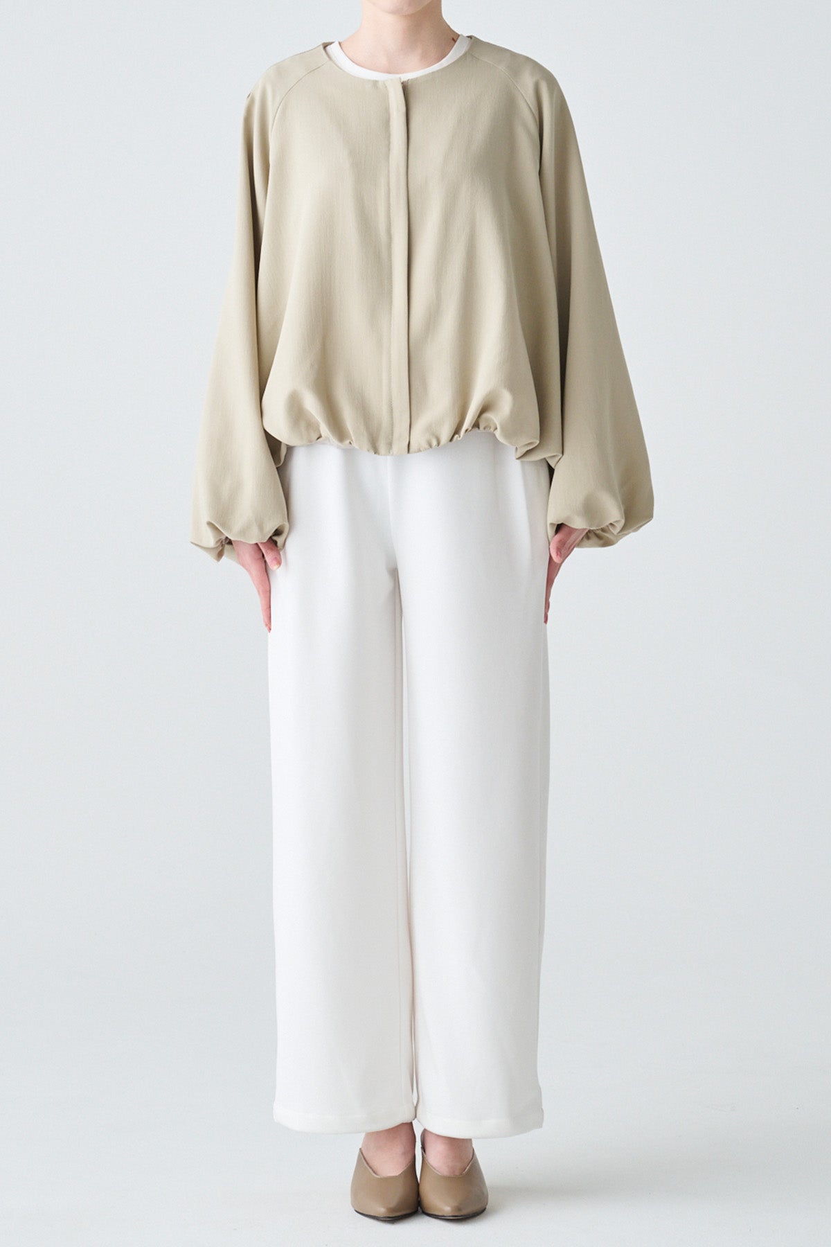 ダブルドロストセミワイドパンツ