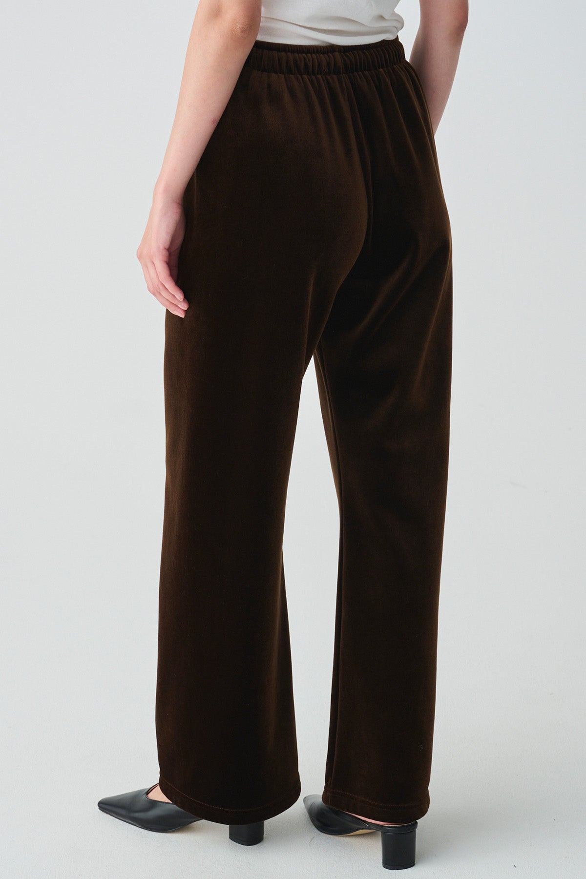 ダブルサイドベロアワイドパンツ