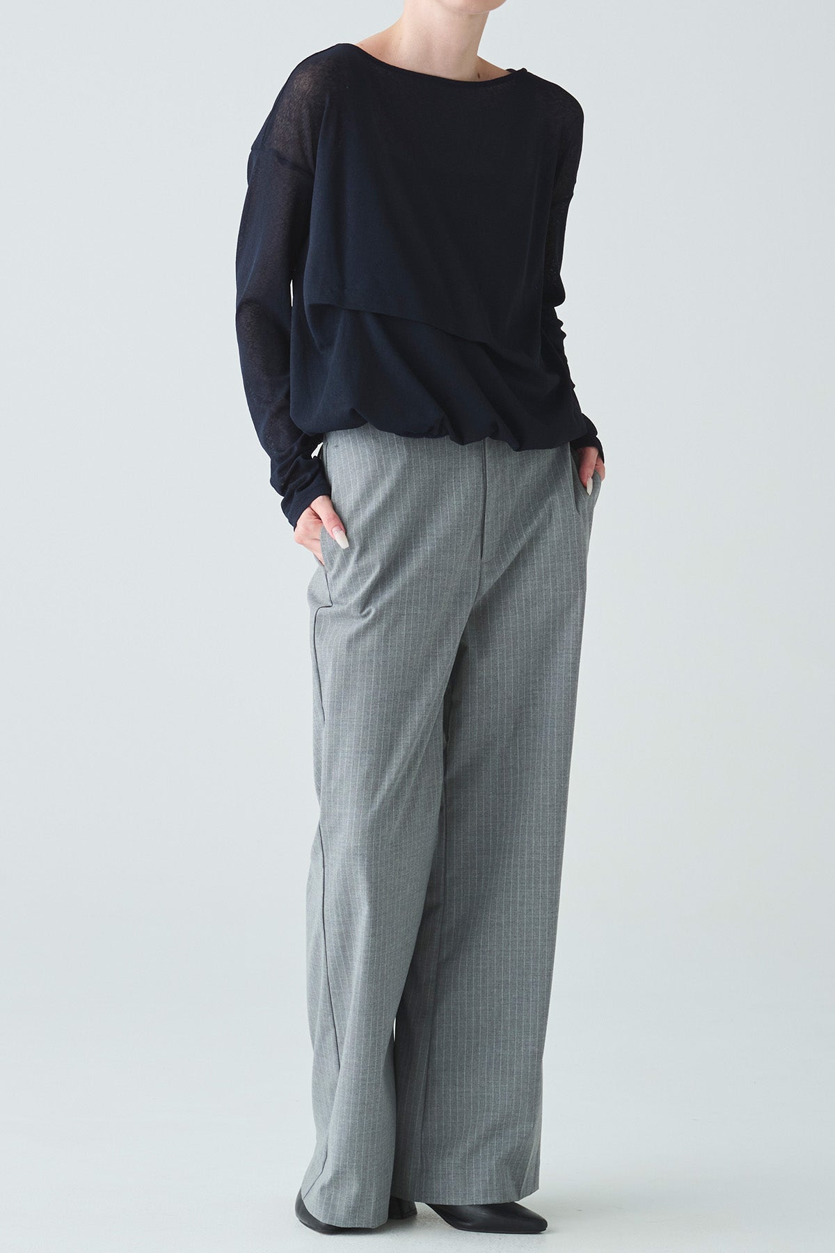 バルーンヘムレイヤードカットソー