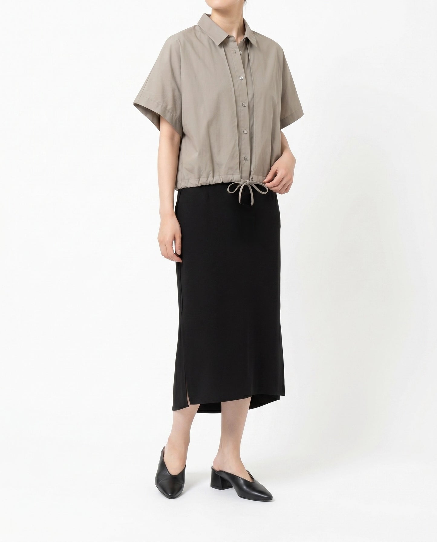 カットオフストレートスカート