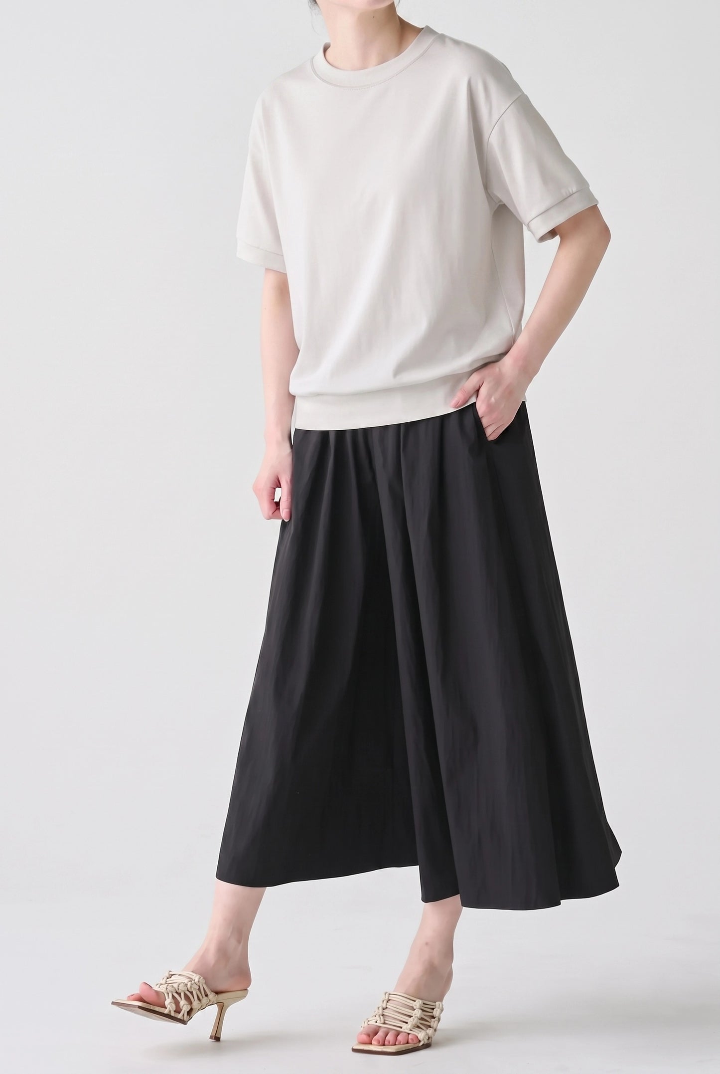 NANOSHEER ベーシックカットソー