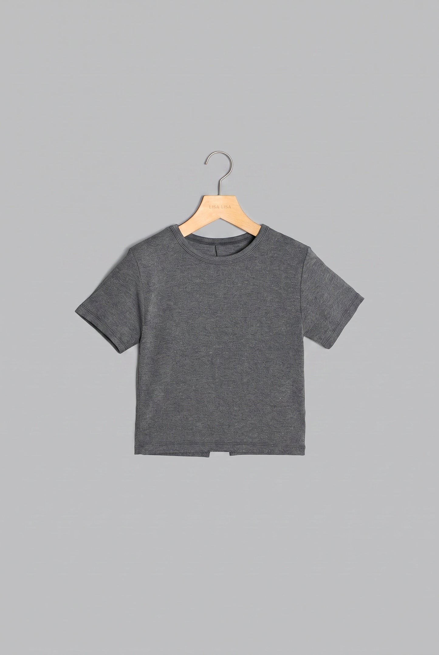 ishi バックスリットソフトTシャツ