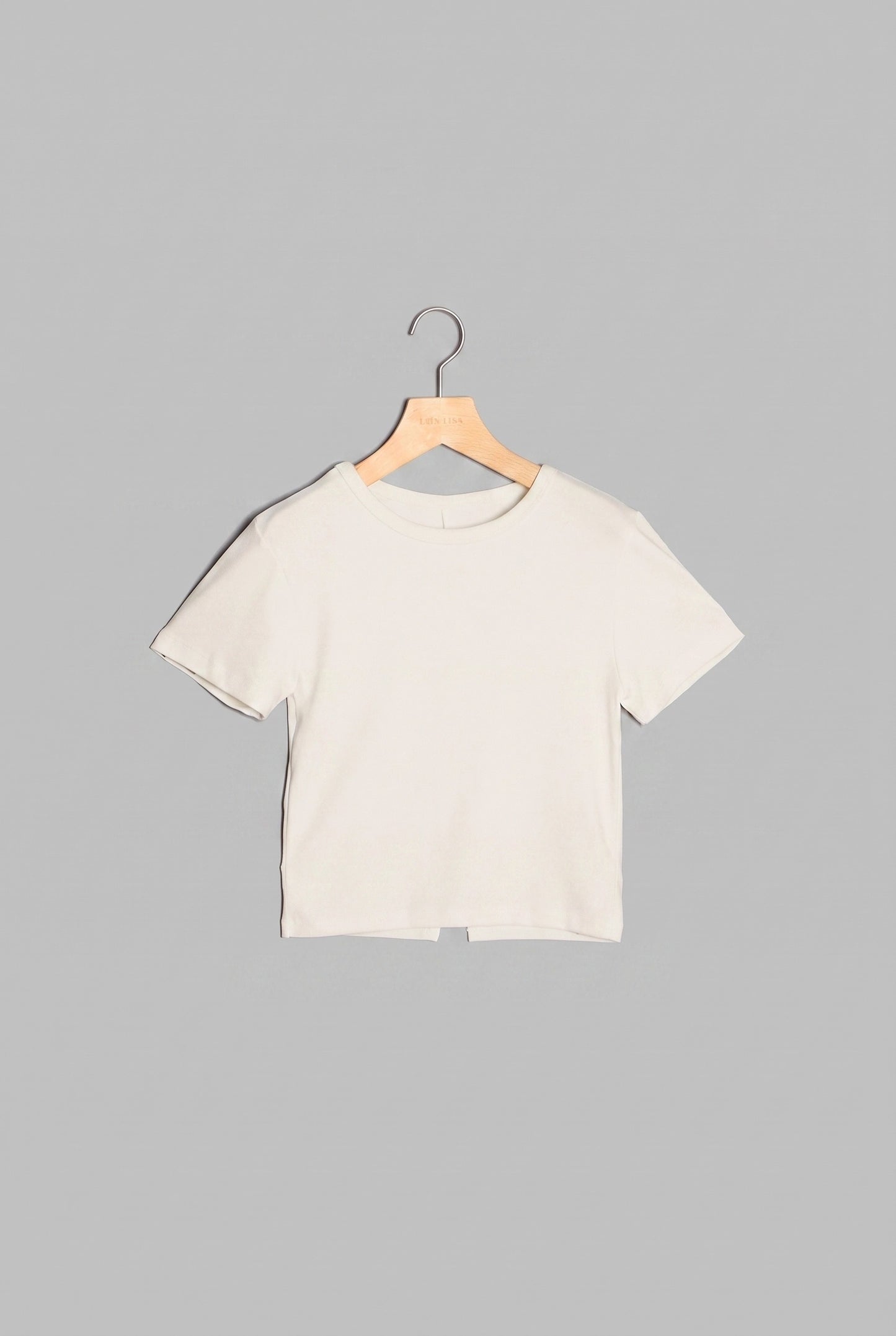 ishi バックスリットソフトTシャツ