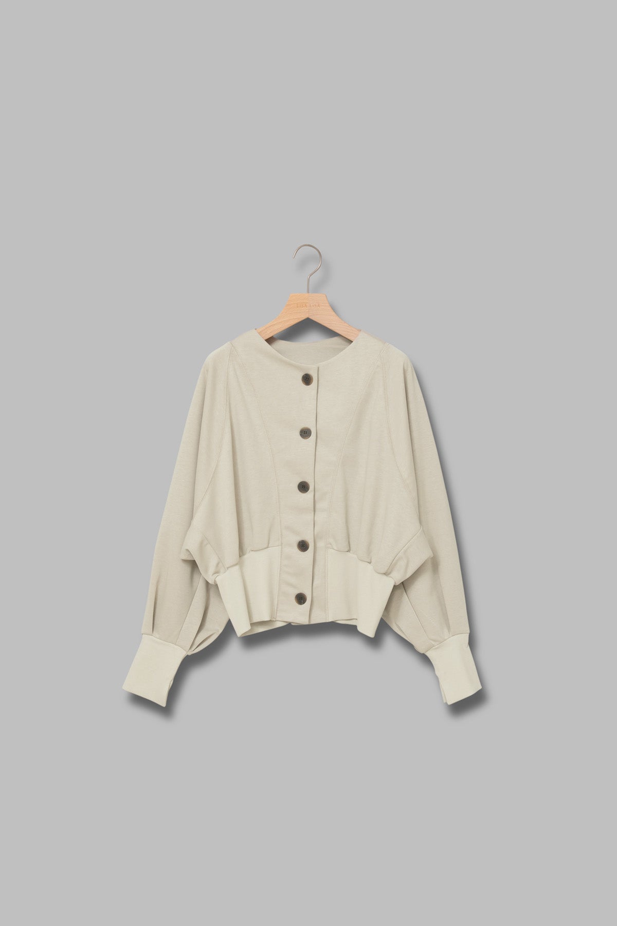 2WAYリブアクセントトップス＆センターシームワイドパンツセットアップ