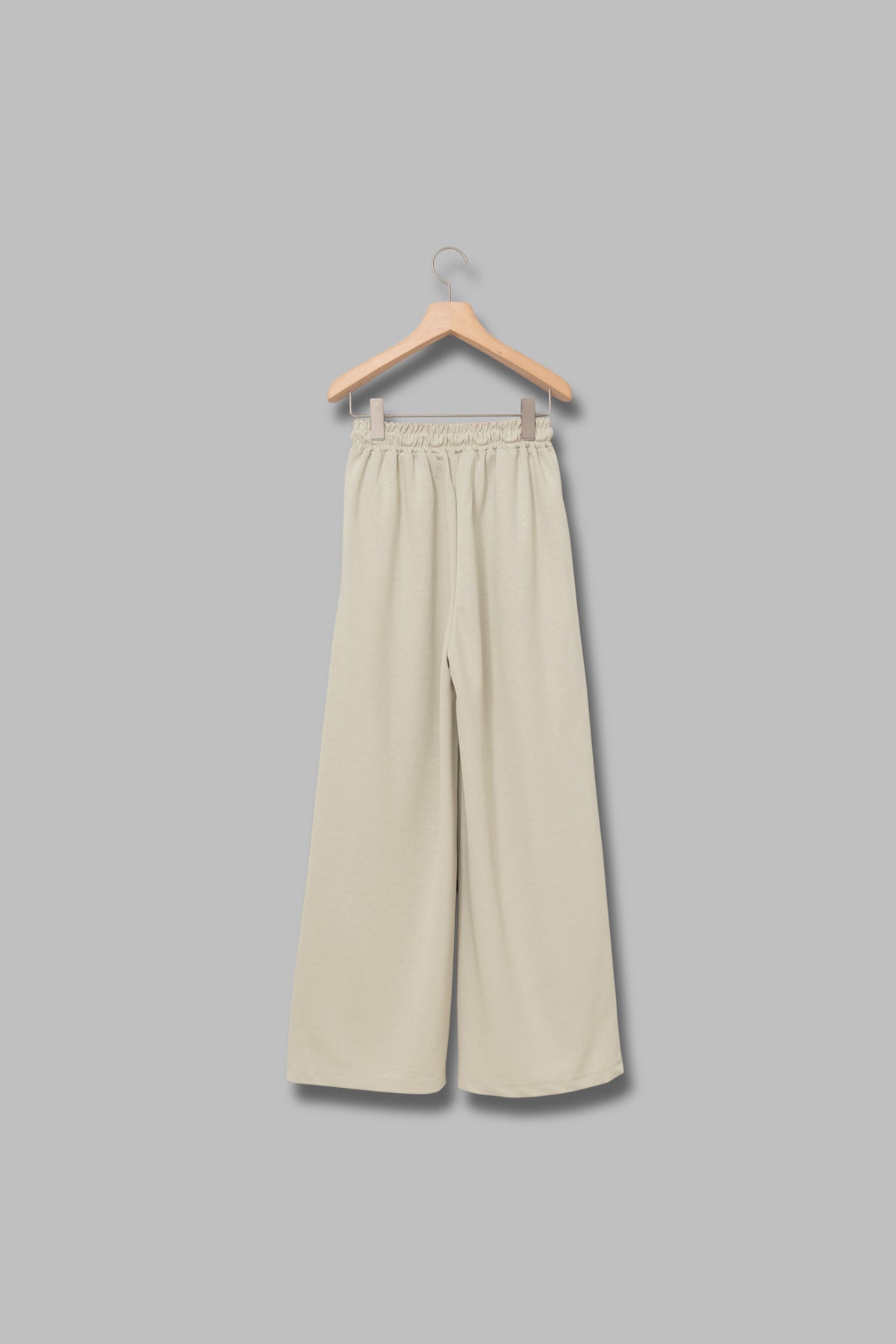 2WAYリブアクセントトップス＆センターシームワイドパンツセットアップ