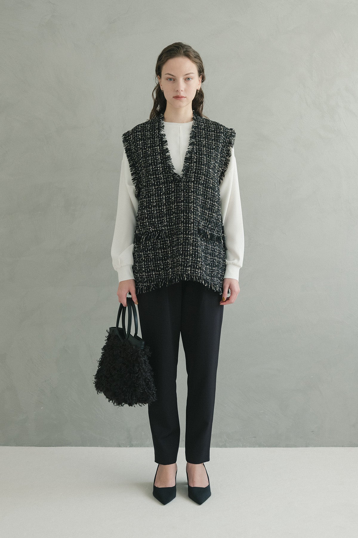 ダブルクロステーパードパンツ