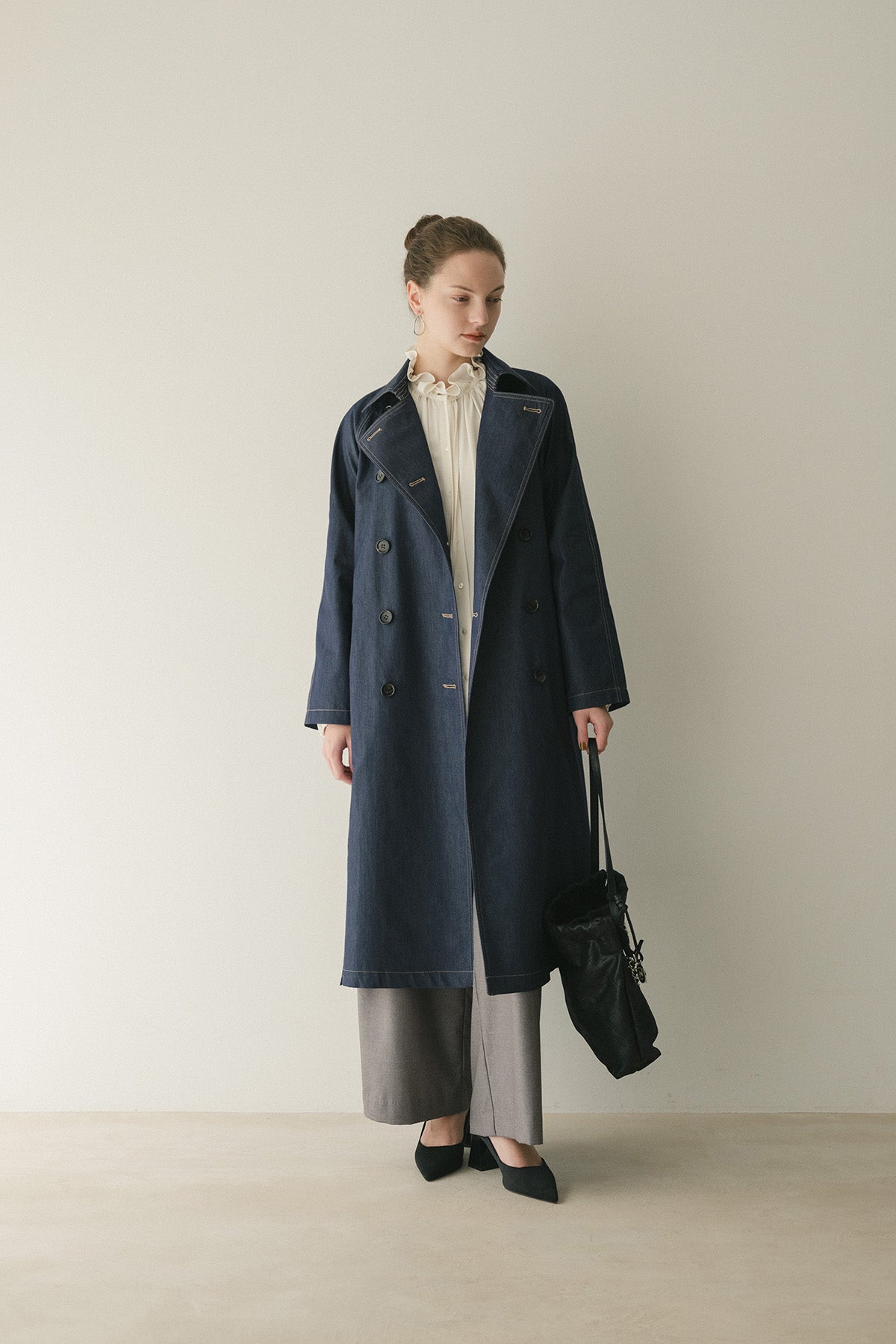 ツータックワイドパンツ