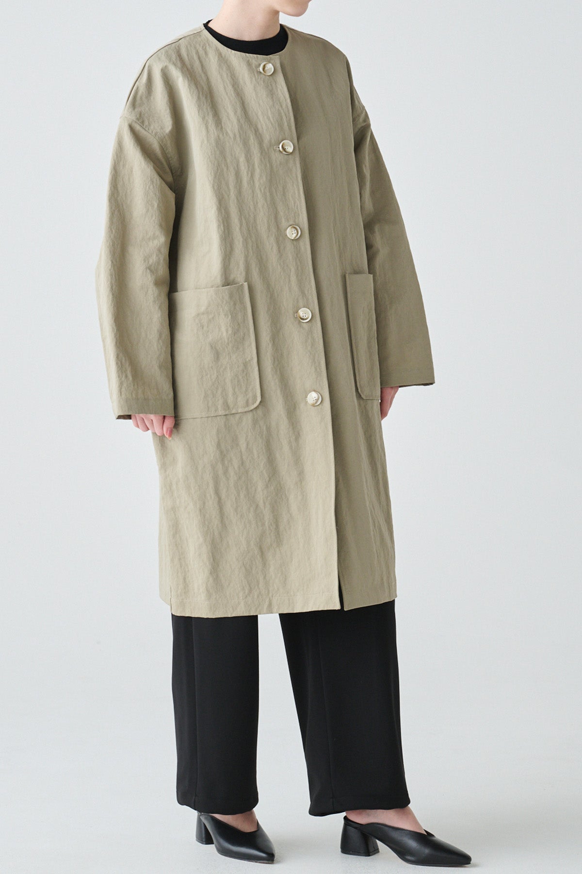 ダブルドロストセミワイドパンツ