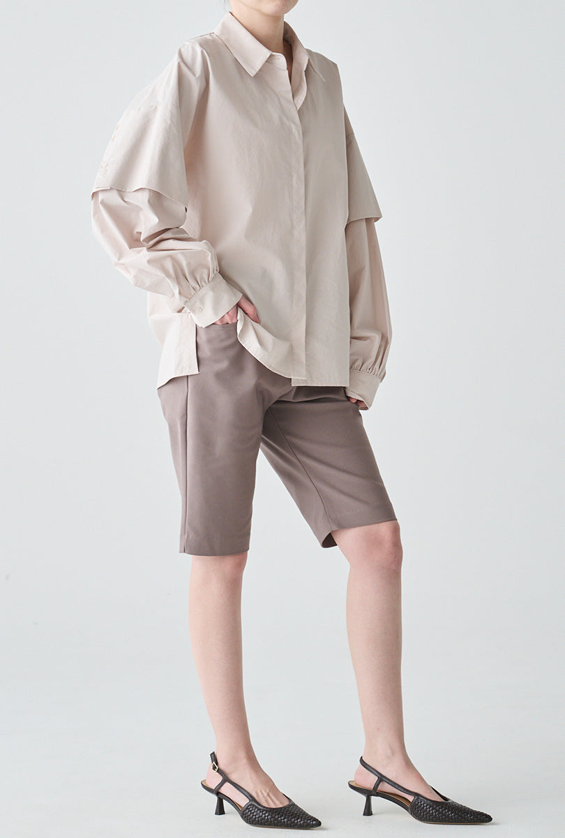 ishi ストレッチバミューダーパンツ