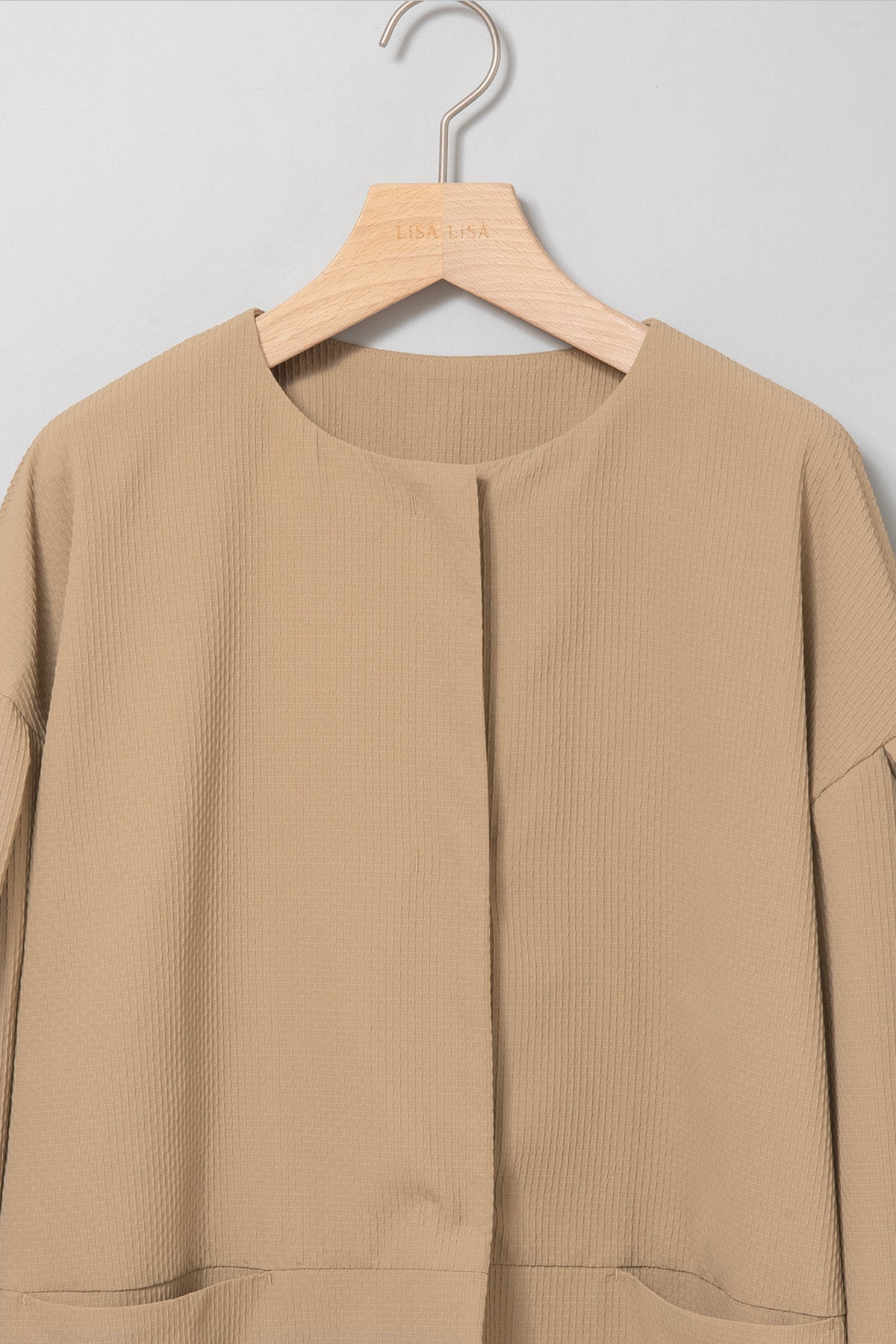 ボリュームスリーブエアリーコート