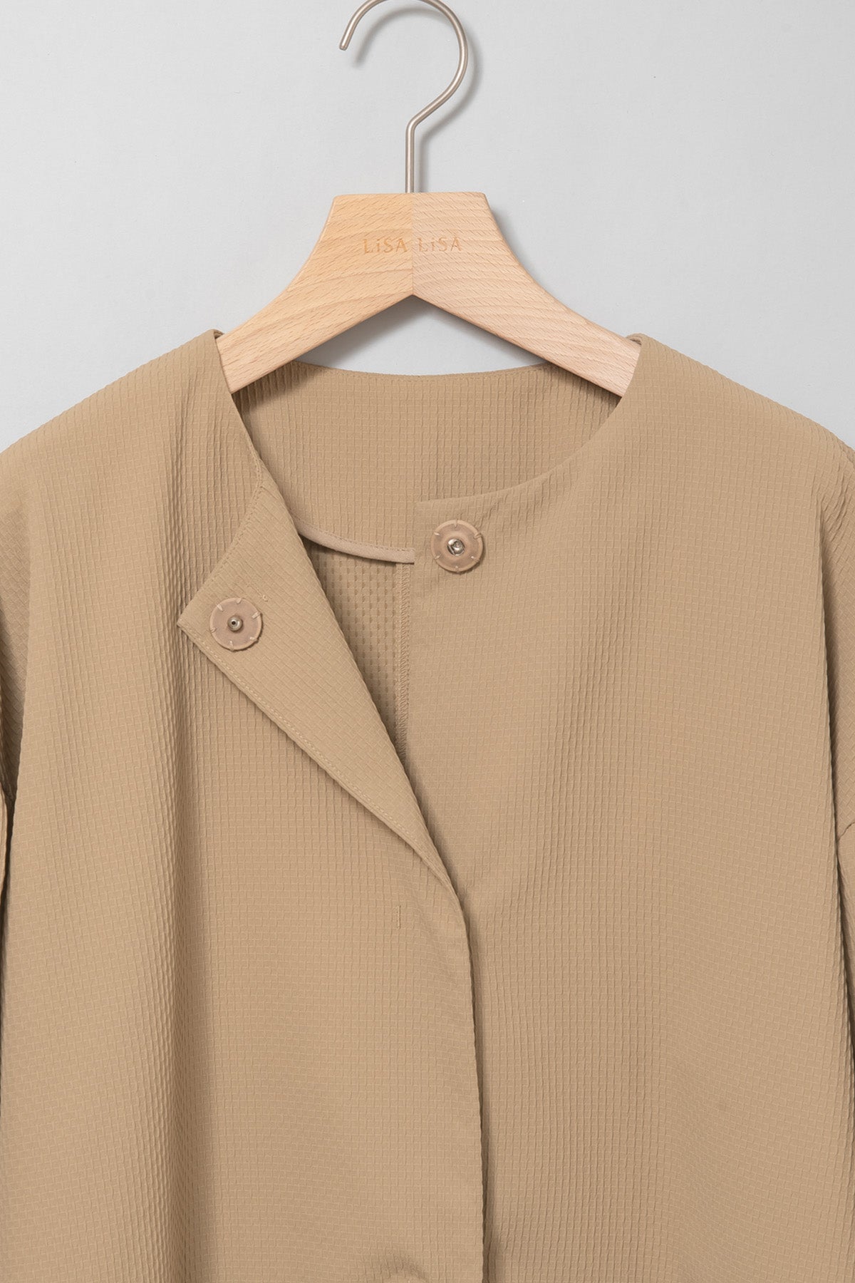 ボリュームスリーブエアリーコート