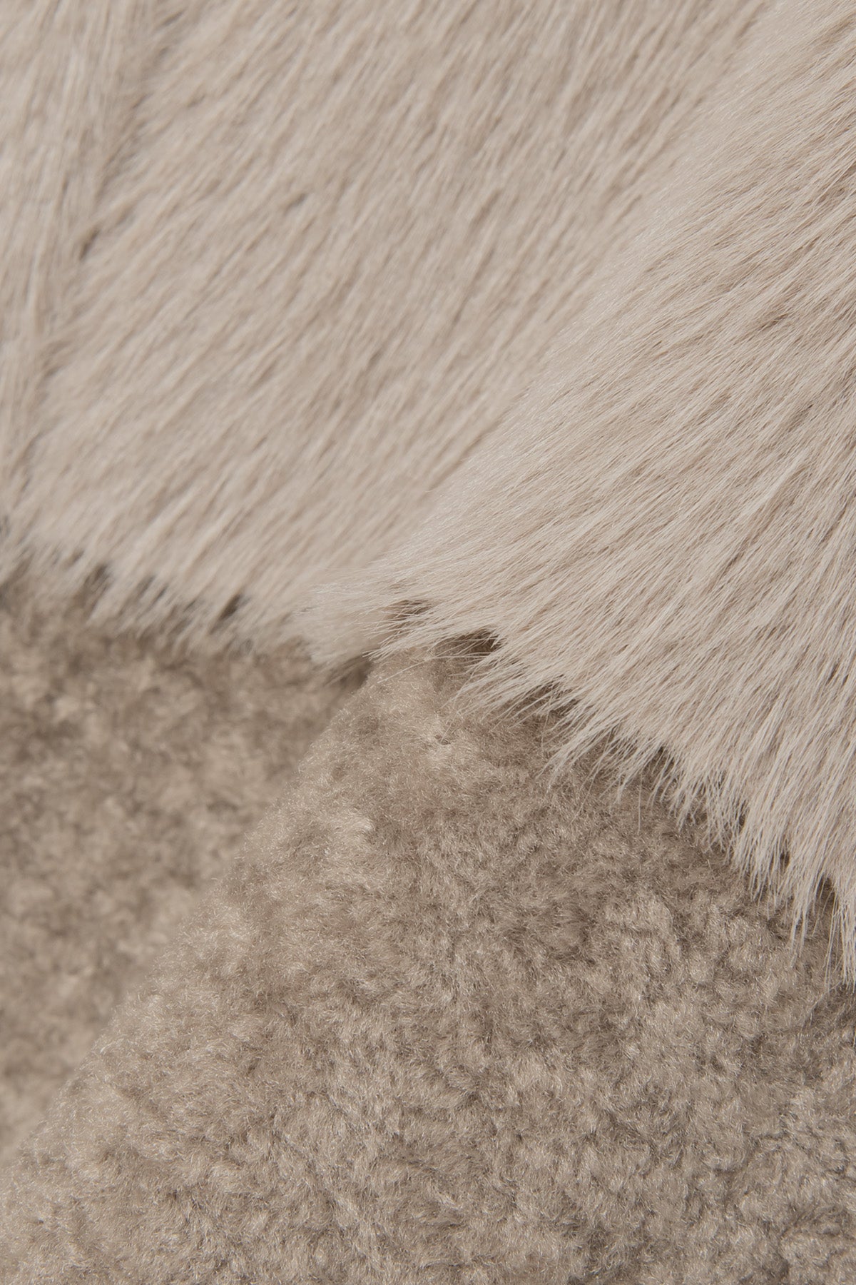 フェイクファー×ボアコンビネーションジレ