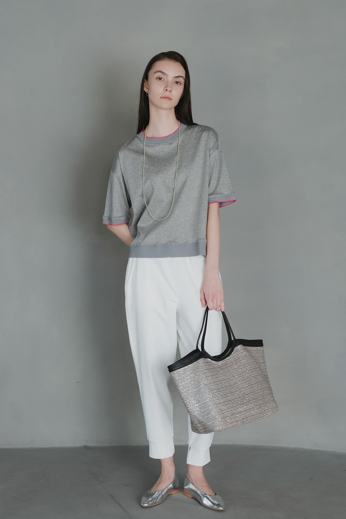 冬ギフト  – かごバッグ「シルバーメタリック」 LiSA SHOP ONLINE LiSA バッグ
