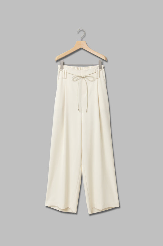 ロープベルトハイウエストワイドパンツ
