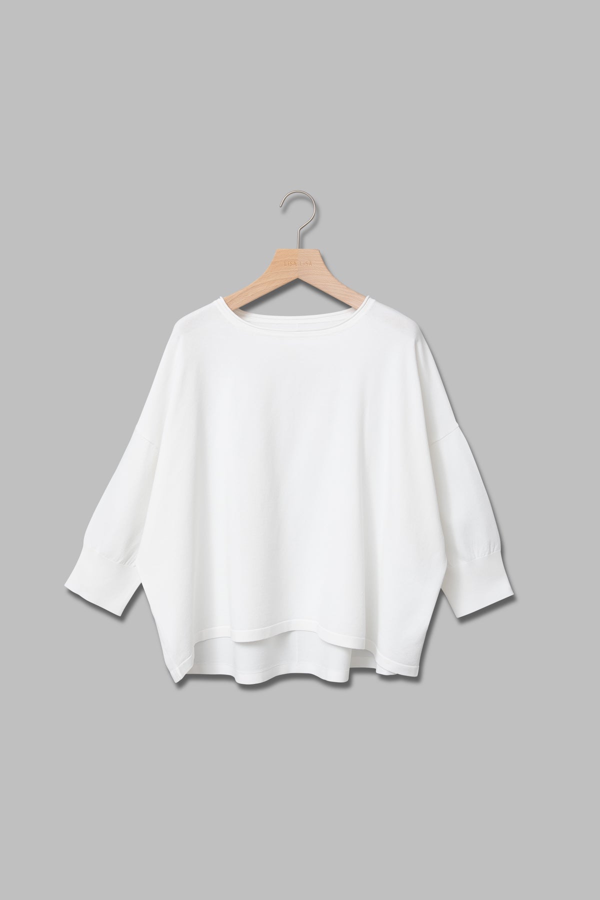 ハイストレッチドロップショルダープルオーバー