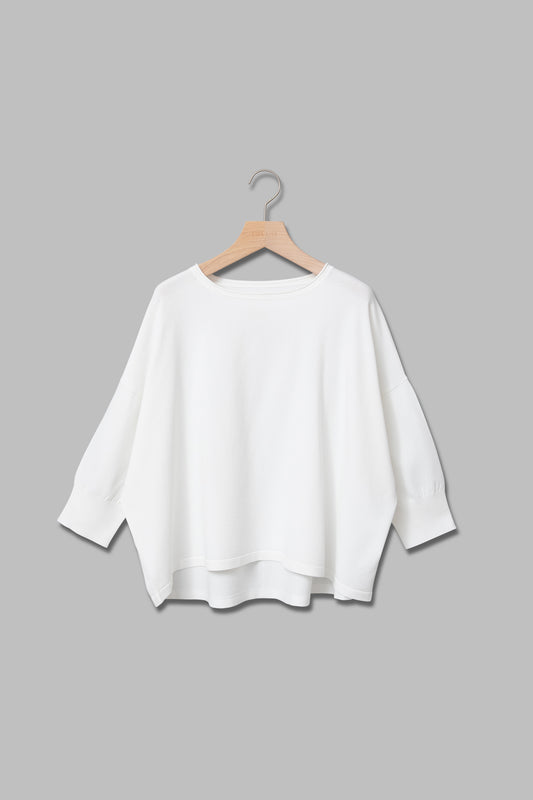 ハイストレッチドロップショルダープルオーバー