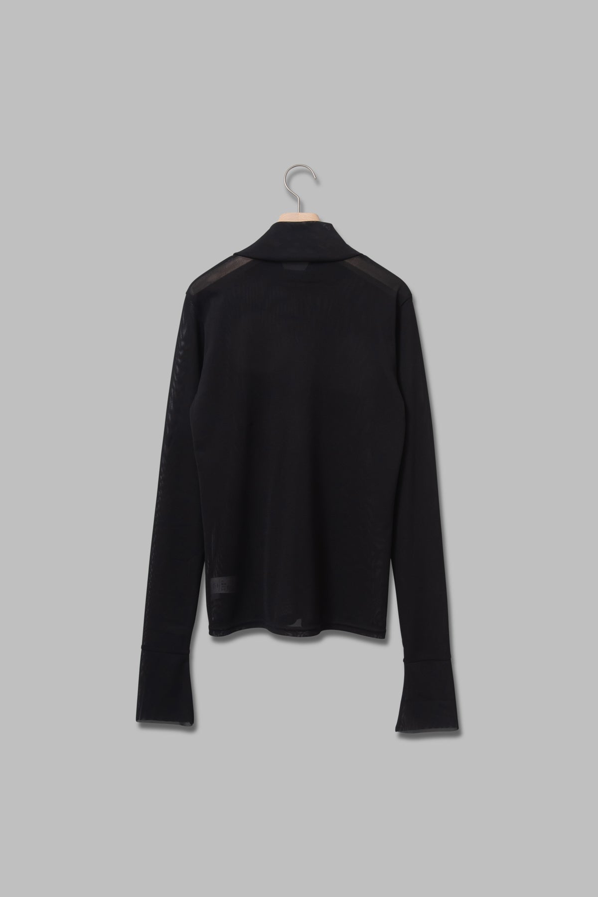 ハイネックメッシュプルオーバー