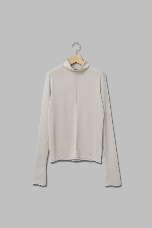 ハイネックメッシュプルオーバー