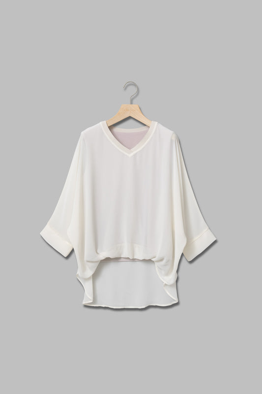 ブラウジングデザインシアープルオーバー