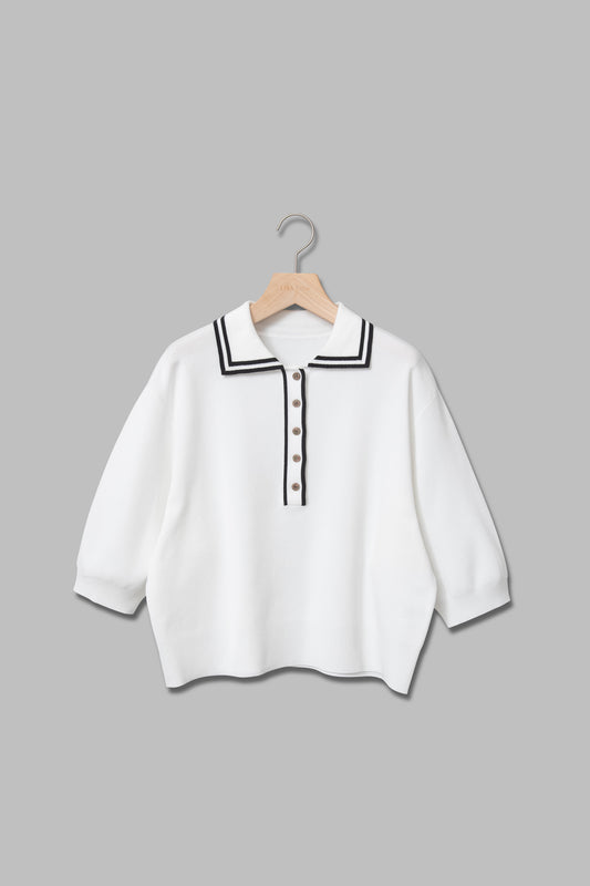 ライン入りポロニット