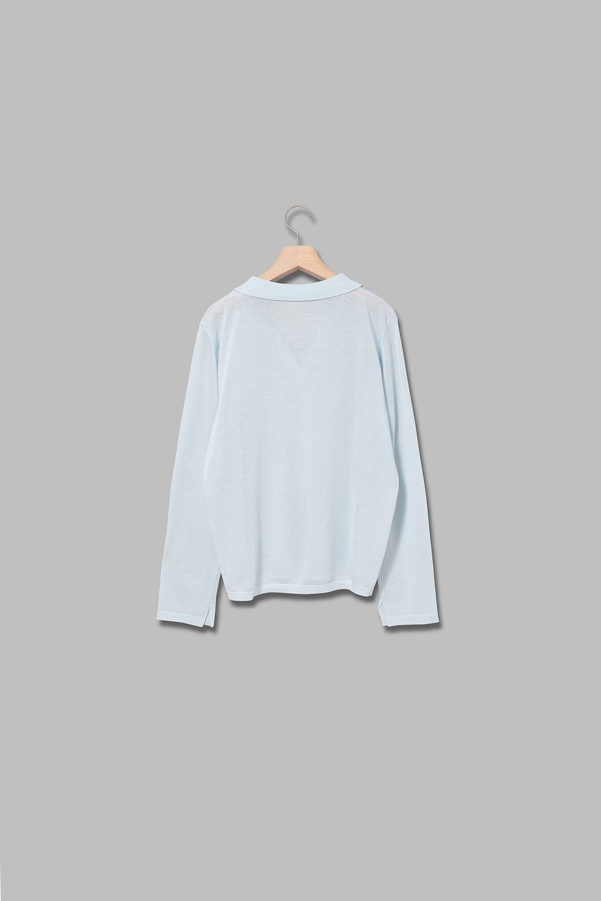 ishi スキッパーポロニットプルオーバー
