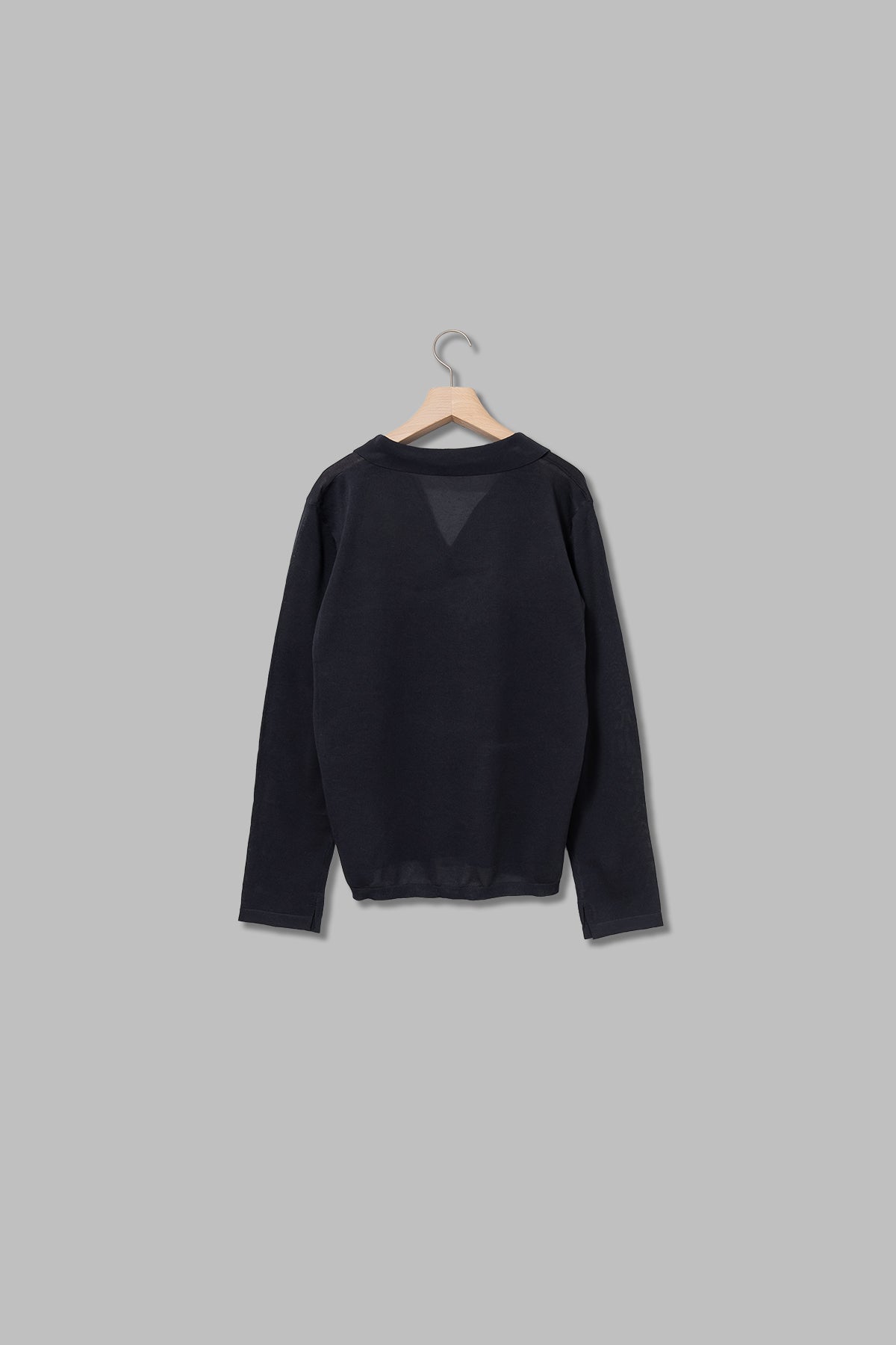 ishi スキッパーポロニットプルオーバー
