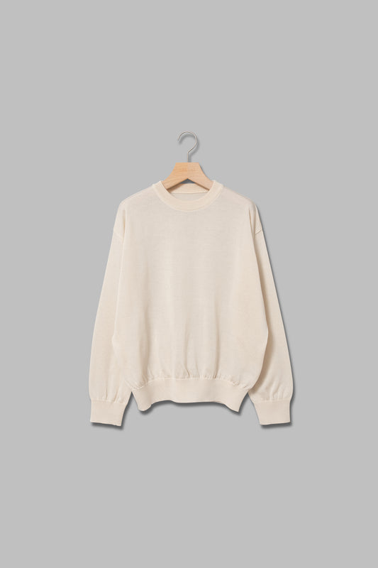 ウォッシャブルベーシックニットプルオーバー