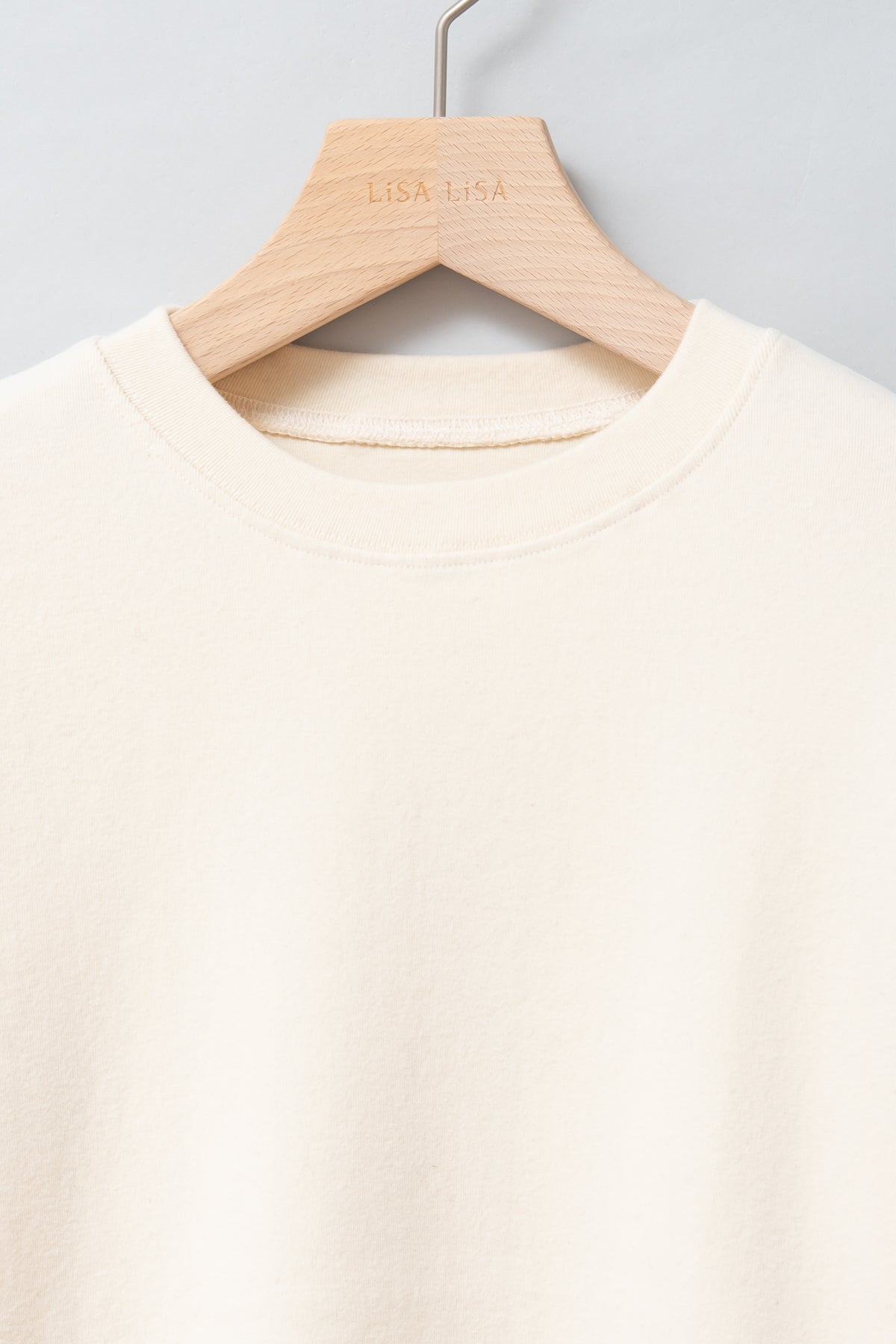 微起毛クルーネックカットソー