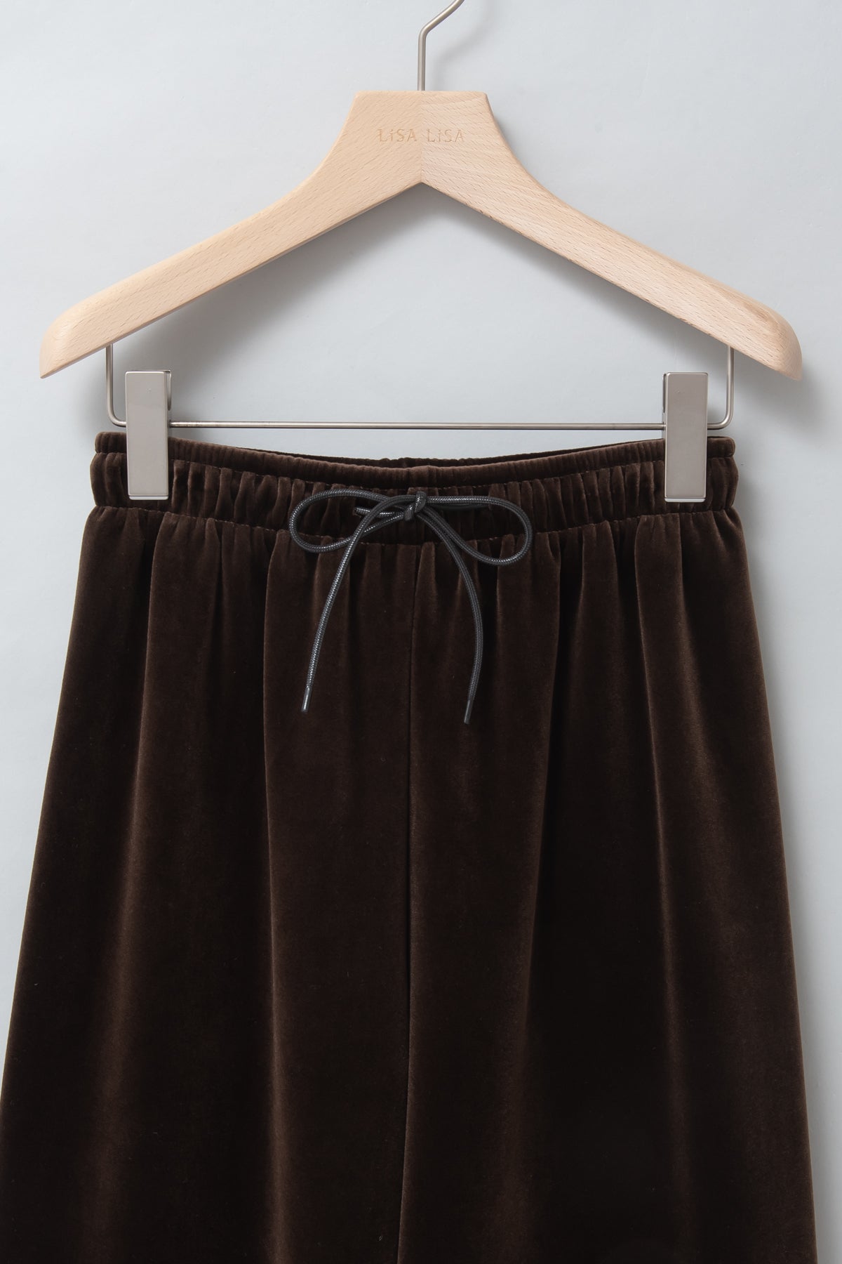 ダブルサイドベロアワイドパンツ