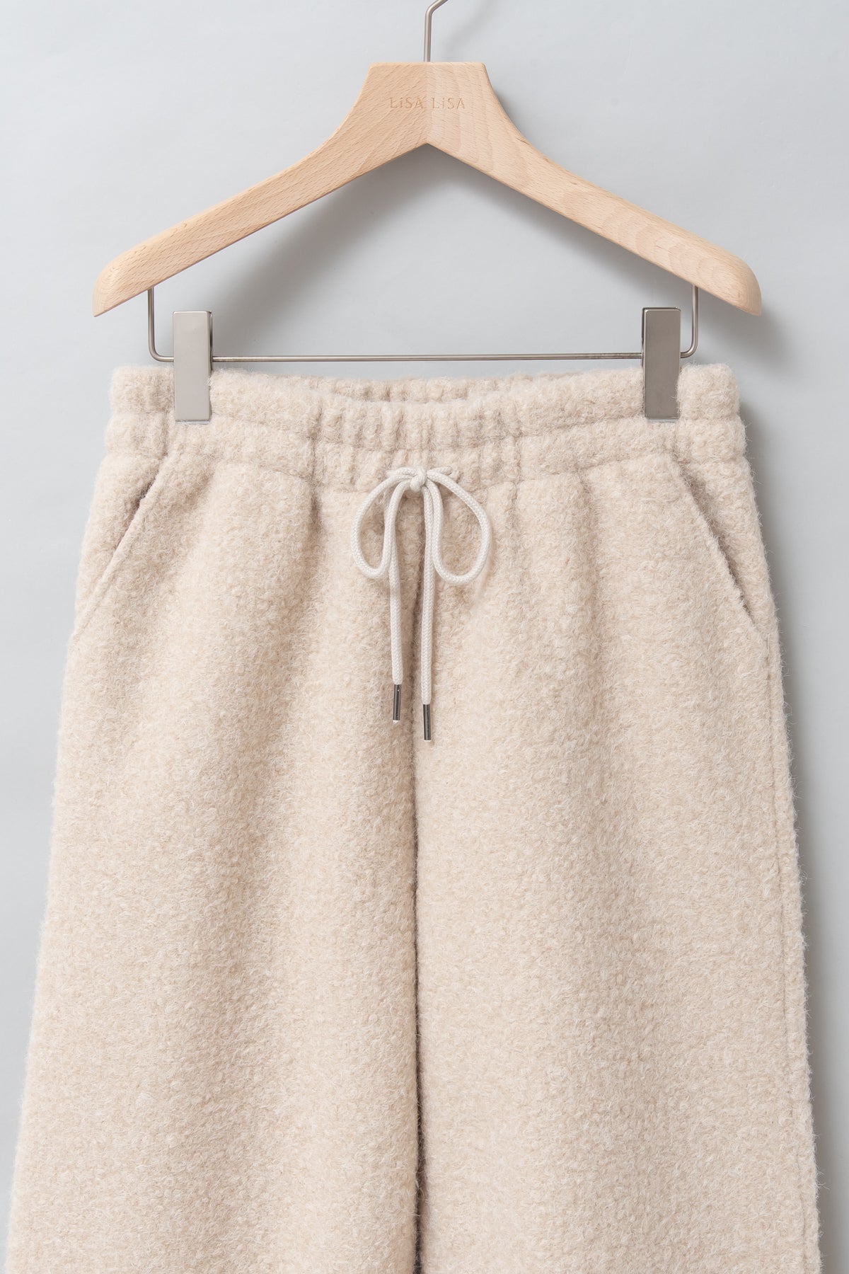 ドロスト付シープボアジョガーパンツ