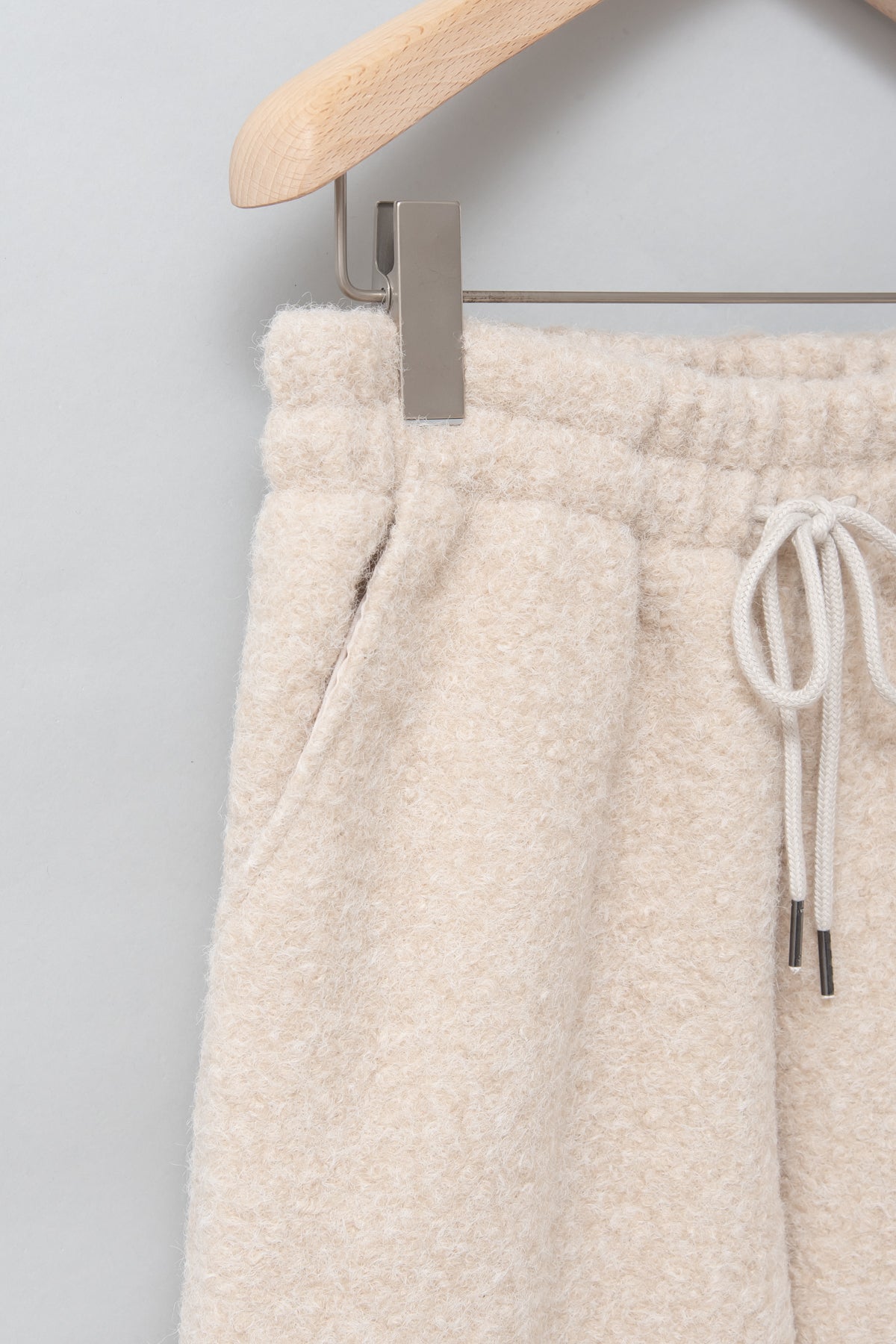 ドロスト付シープボアジョガーパンツ