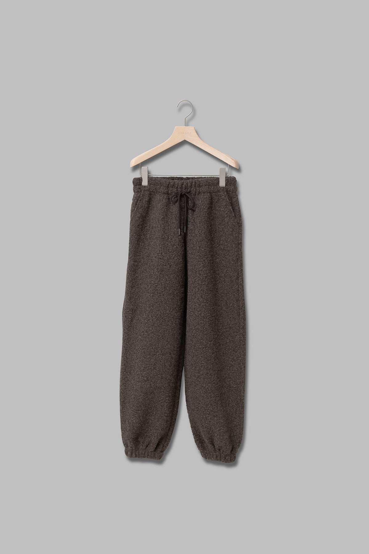 ドロスト付シープボアジョガーパンツ