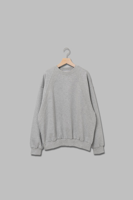 スムースリブラインスウェットライクプルオーバー